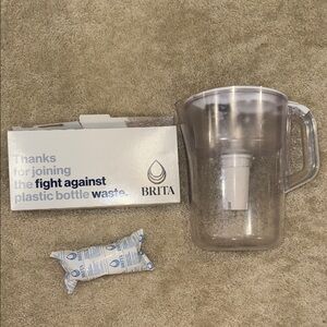 Brita Clear Pitcher with White Filters